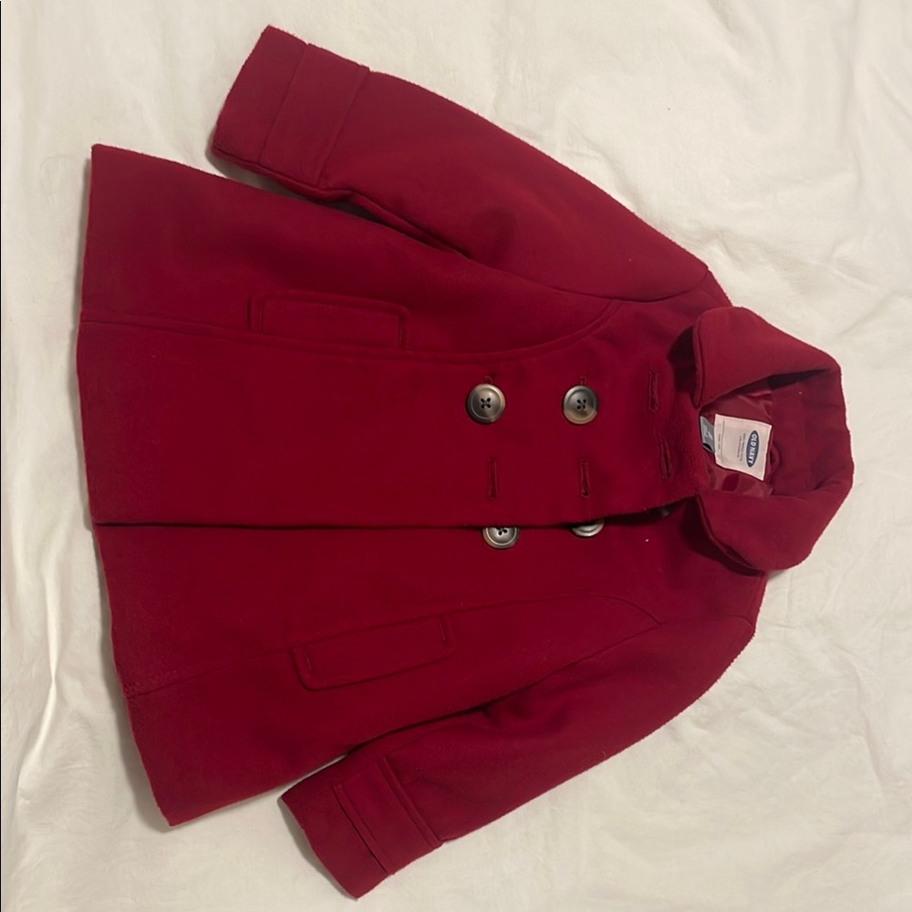 Old Navy Kids Red Peacoat 2T